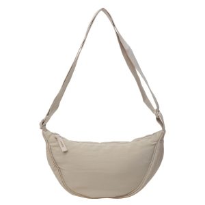 Nylon fabric crossbody bags solid chest bag mini messenger bag