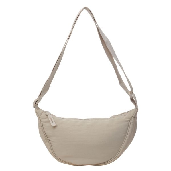 Nylon fabric crossbody bags solid chest bag mini messenger bag