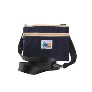 Polyester fabric crossbody bag sling bag mini shoulder waist pouch