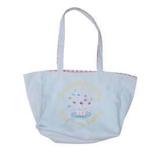 embroidery canvas tote bag summer beach bag cute shopping bag shoulder bag grocery bag