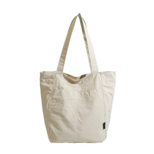 Nylon handbag fashion shopping bag solid  shoulder bag lightweight tote bag