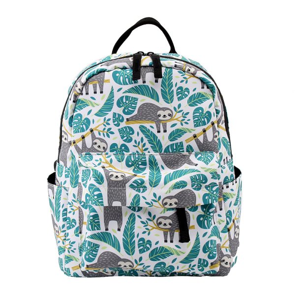 Animal pattern school bag protable backpack high school bookbags