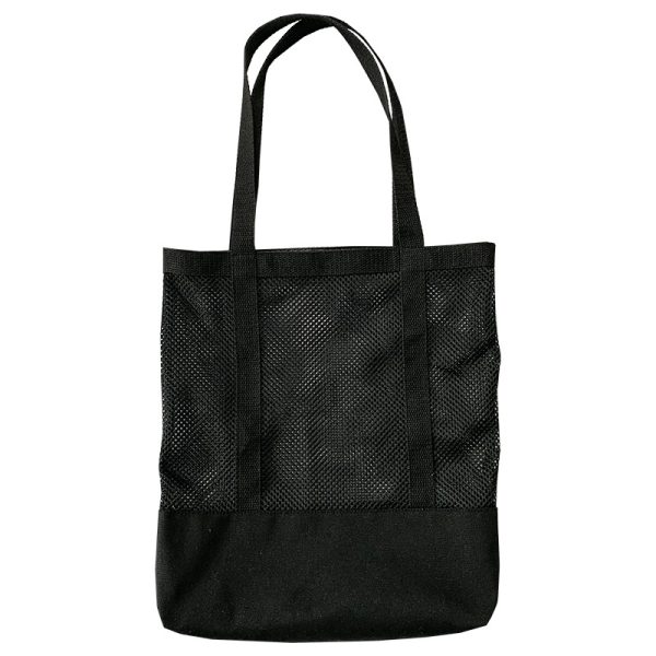 Solid Mesh beach bag lightweight beach tote bag foldable shopping bag