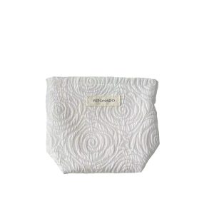 Rose Cosmetic Bag Quilted Cosmetic Bag Large Floral Cosmetic Bag for Women Polyester Makeup Bag Set Flower Travel Toiletry Bag