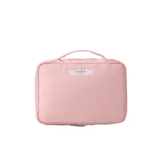 Large capacity solid cosmetic bag waterproof makeup bag portable pouch  toiletry bag