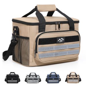 Picnic lunch bag portable large capacity outdoors cooler bag