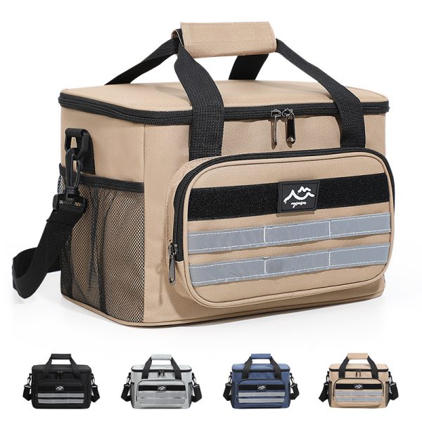Picnic lunch bag portable large capacity outdoors cooler bag