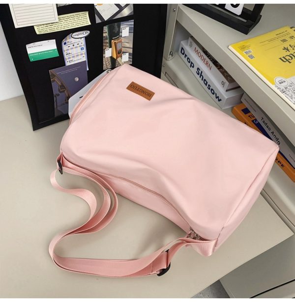 Solid color weekender bag duffer bag travel bag - 图片 11