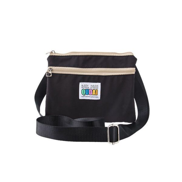 Polyester fabric crossbody bag sling bag mini shoulder waist pouch - 图片 2