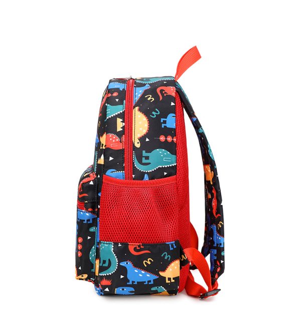 Dinosaur pattern school bag kids bag colorful bookbag backpack - 图片 2