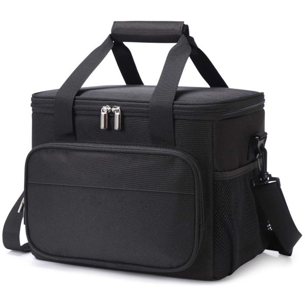 Solid large capacity lunch bag oxford fabric picnic ice bag - 图片 3