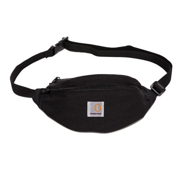 Canvas fabric sling bag chest bag mini messenger bag - 图片 3