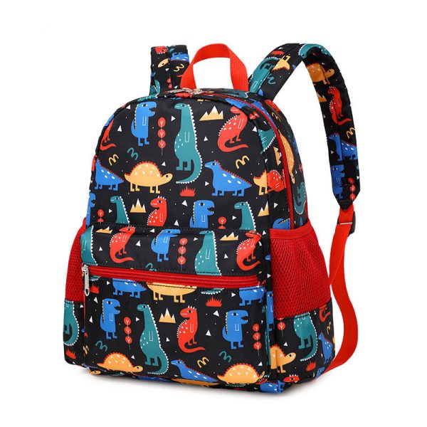 Dinosaur pattern school bag kids bag colorful bookbag backpack - 图片 4