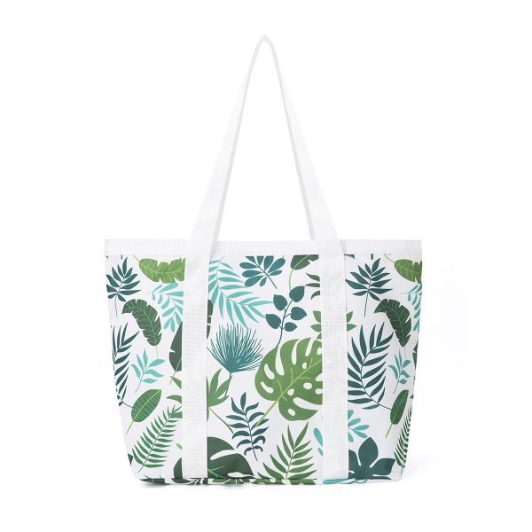 Leaf mesh beach bag largh capacity swin pool bag waterproof  beach tote bag - 图片 3