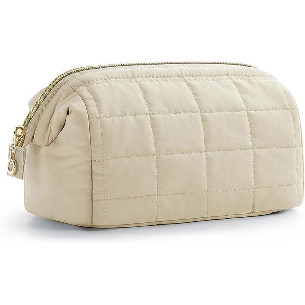 Down makeup bag four colors cosmetic bag Toiletry bag - 图片 3