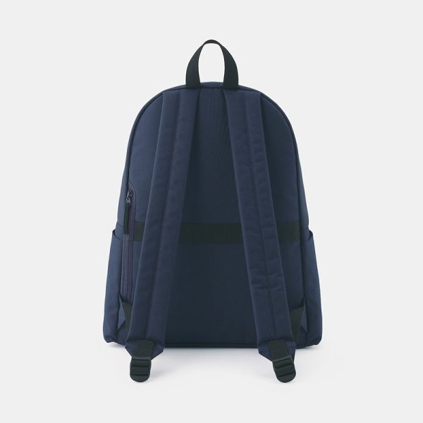 Solid color backpack polyester school bag basics classic travel bag - 图片 6