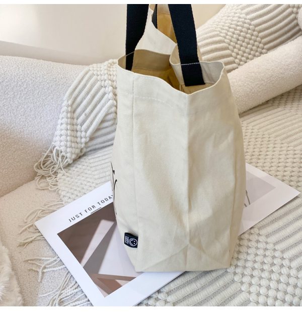 Large capacity tote bag Printing logo shopping bag lady shoulder bag lightweight grocery bag - 图片 9