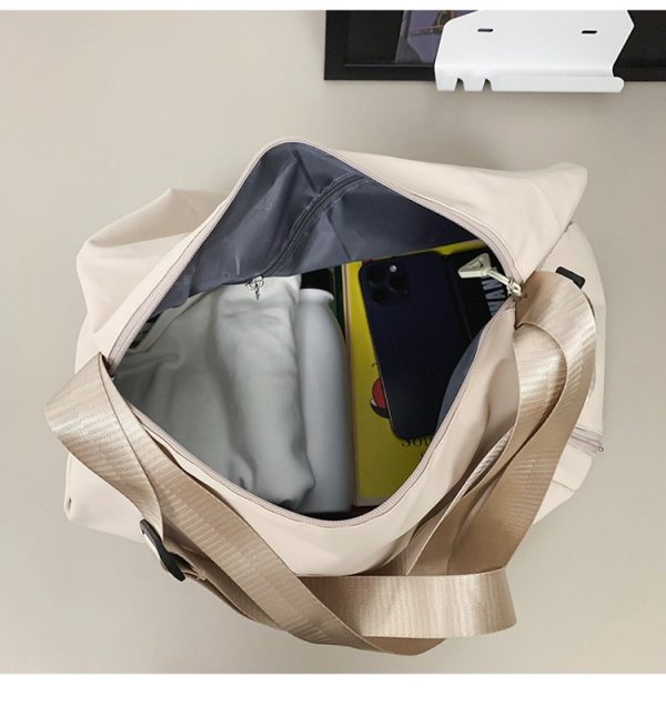Solid color weekender bag duffer bag travel bag - 图片 6