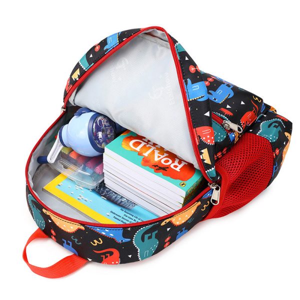 Dinosaur pattern school bag kids bag colorful bookbag backpack - 图片 7