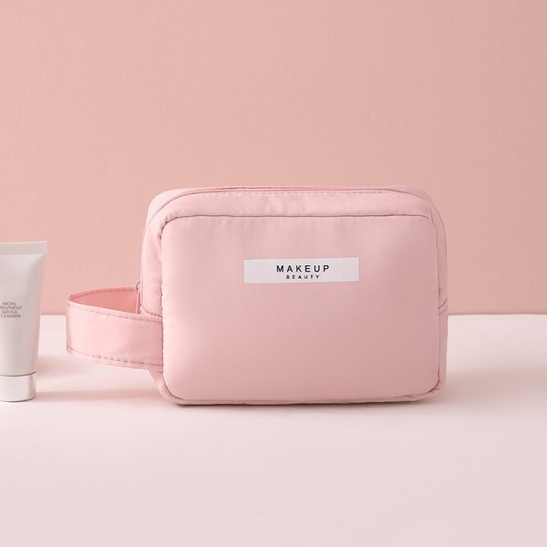 Large capacity solid cosmetic bag waterproof makeup bag portable pouch  toiletry bag - 图片 7