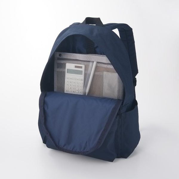 Solid color backpack polyester school bag basics classic travel bag - 图片 8