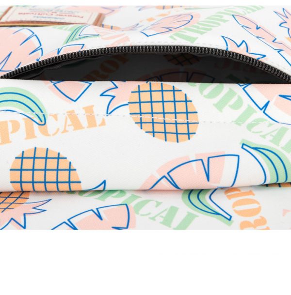 Leaf pattern school bag protable backpack high school bookbags - 图片 8