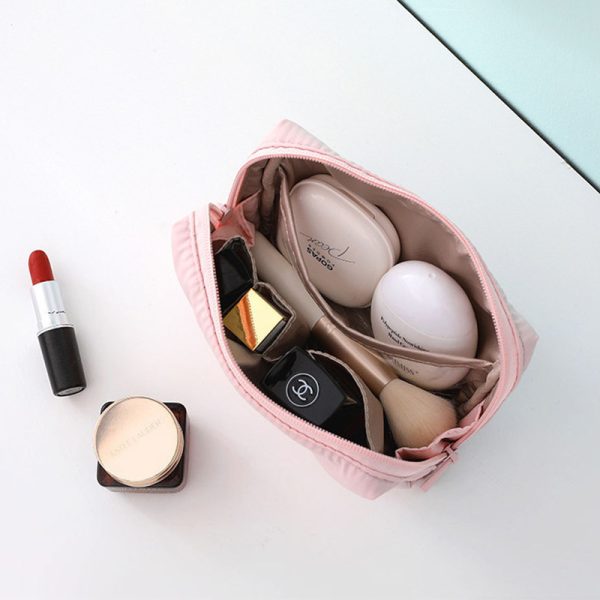Large capacity solid cosmetic bag waterproof makeup bag portable pouch  toiletry bag - 图片 9