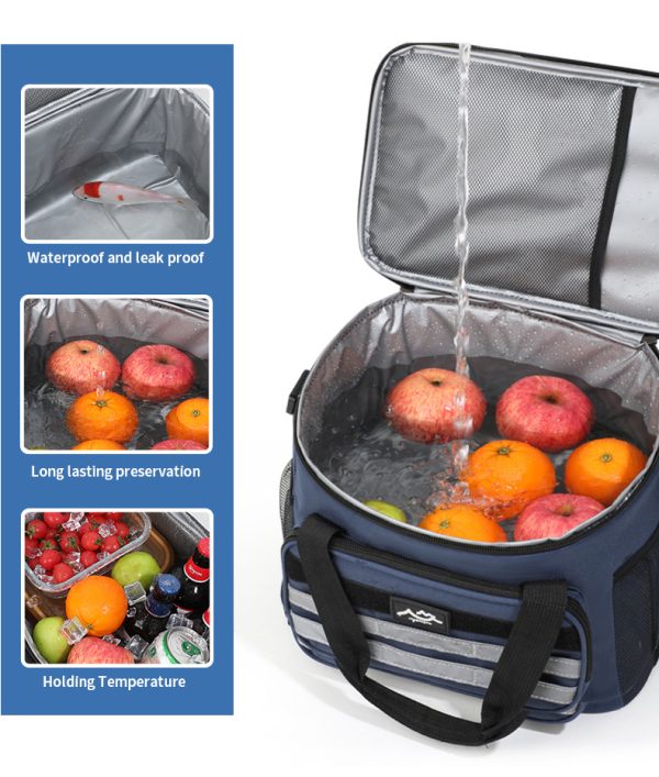 Picnic lunch bag portable large capacity outdoors cooler bag - 图片 8