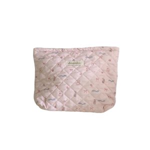 Highquality cosmetic bag embroidery makeup bag nice girl pouch