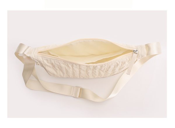 Nylon sling bag solid crossbody bag chest daypack mini messenger bag - 图片 11