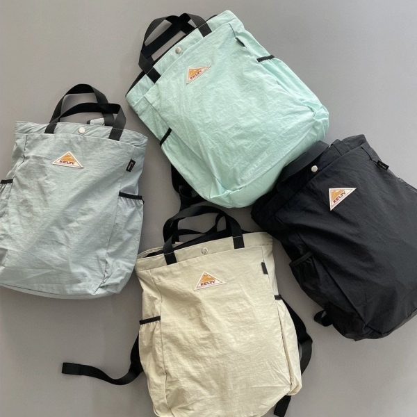 Lightweight backpack nylon school bag solid color bookbag travel bag - 图片 3