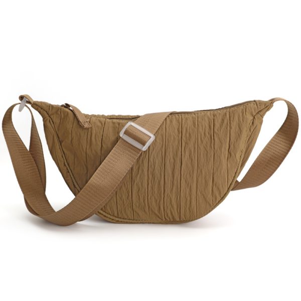 Nylon sling bag solid crossbody bag chest daypack mini messenger bag - 图片 3