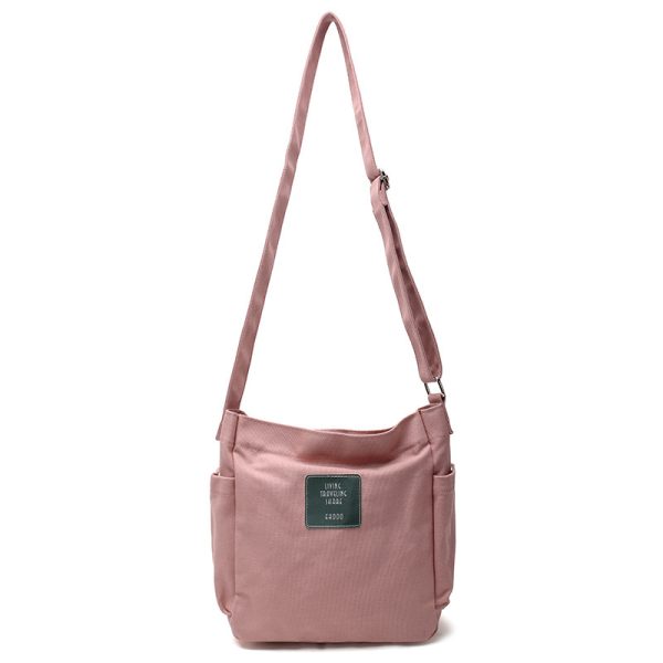 Canvas shoulder bag tote bag handbag shopping bag bucket bag - 图片 4