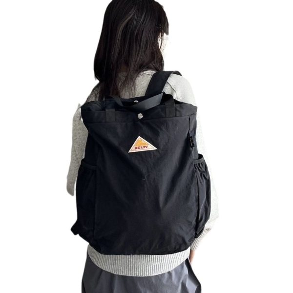 Lightweight backpack nylon school bag solid color bookbag travel bag - 图片 4
