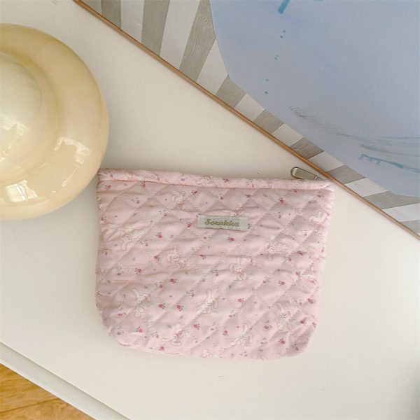 Highquality cosmetic bag embroidery makeup bag nice girl pouch - 图片 4