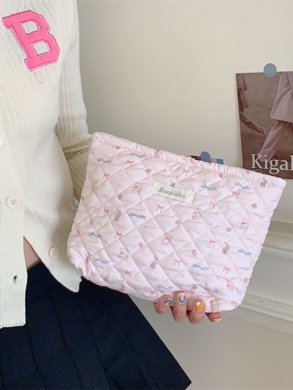 Highquality cosmetic bag embroidery makeup bag nice girl pouch - 图片 5