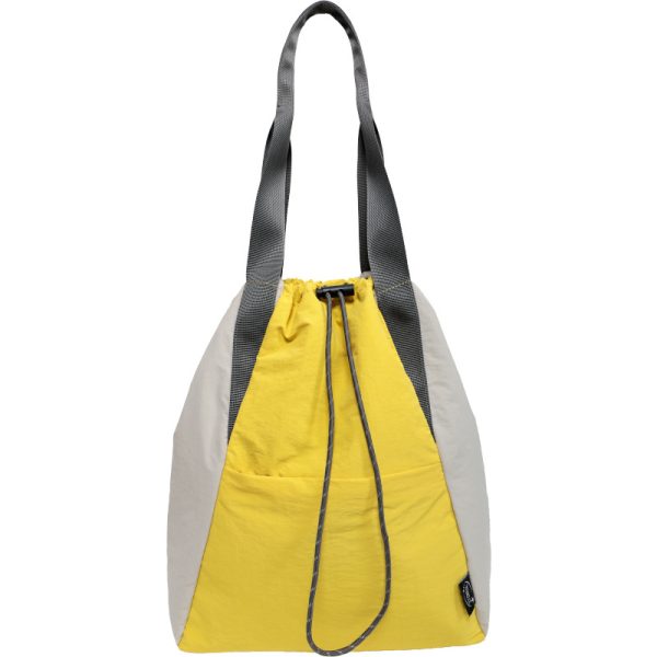 Nylon double colors school bag solid backpack bookbag travel bag - 图片 4