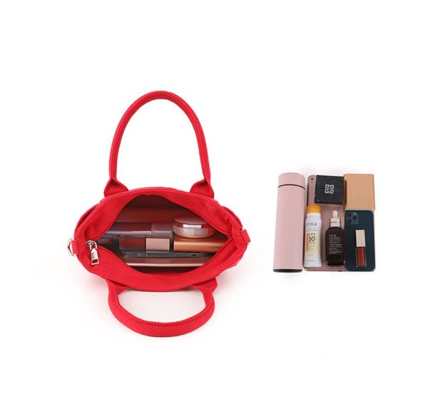 Nice canvas tote bag lady fashion handbag girl shoulder bag shopping bag - 图片 6
