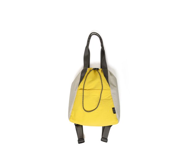 Nylon double colors school bag solid backpack bookbag travel bag - 图片 9