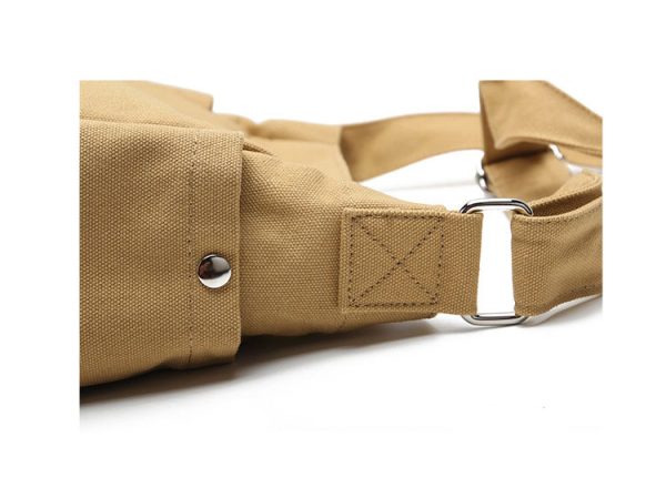 Canvas shoulder bag tote bag handbag shopping bag bucket bag - 图片 8