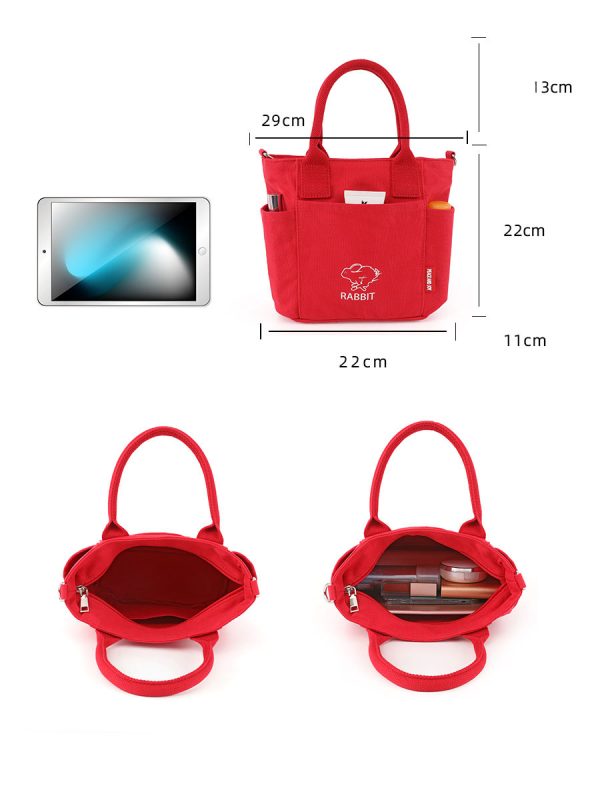 Nice canvas tote bag lady fashion handbag girl shoulder bag shopping bag - 图片 7
