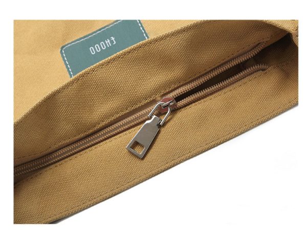 Canvas shoulder bag tote bag handbag shopping bag bucket bag - 图片 9
